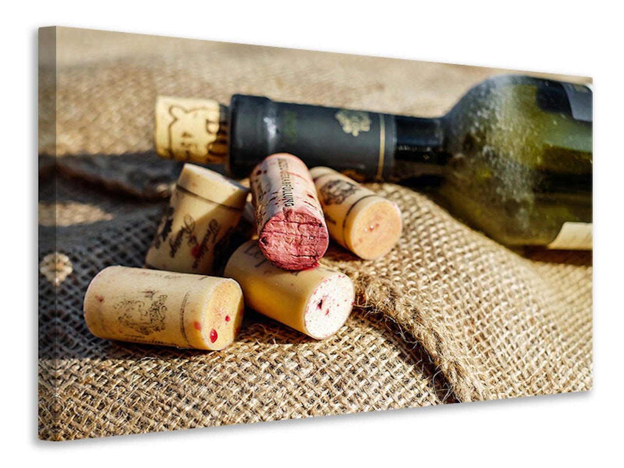 Ljuddämpande tavla - the wine corks
