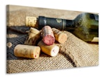 Ljuddämpande tavla - the wine corks
