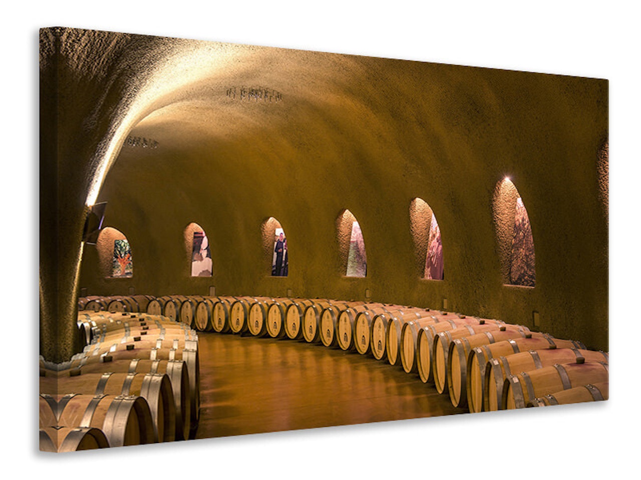 Ljuddämpande tavla - in the wine cellar