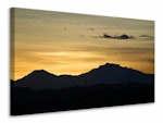 Ljuddämpande tavla - the sunrise in the mountains