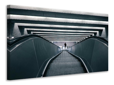 Ljuddämpande tavla - escalator downhill