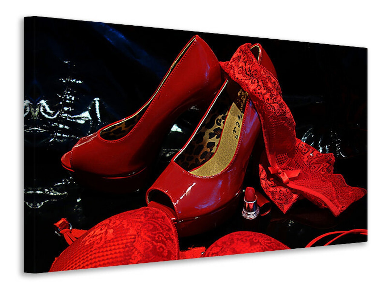 Ljuddämpande tavla - red high heels