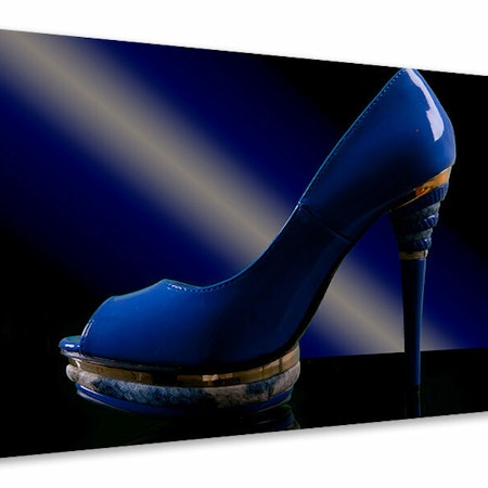 Ljuddämpande tavla - the blue high heel