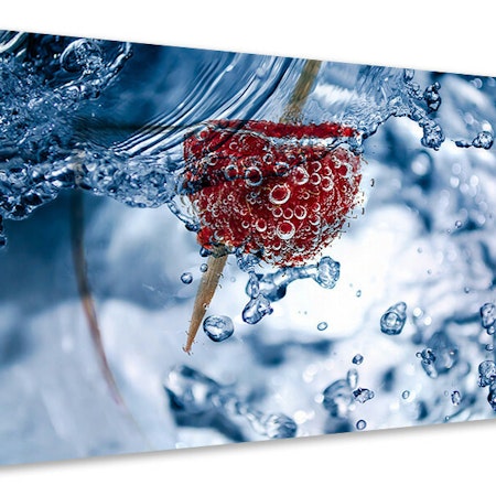 Ljuddämpande tavla - raspberry in the water