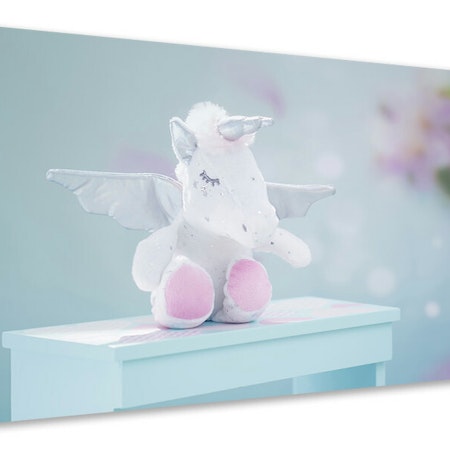 Ljuddämpande tavla - cute unicorn