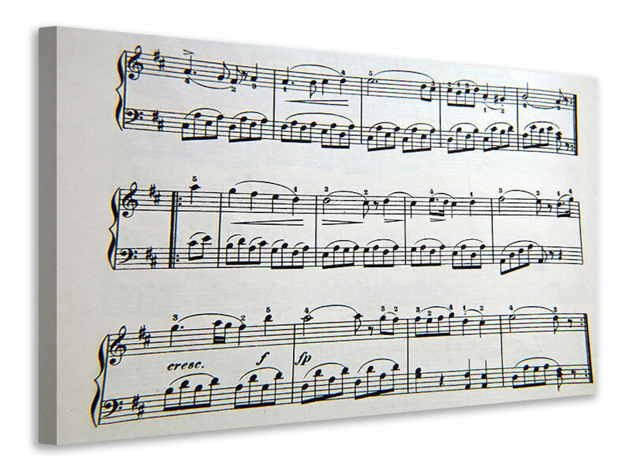 Ljuddämpande tavla - music notes