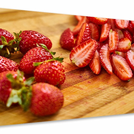 Ljuddämpande tavla - sweet strawberries