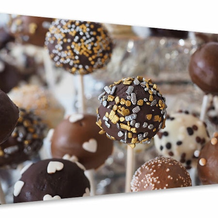Ljuddämpande tavla - chocolate lollipops