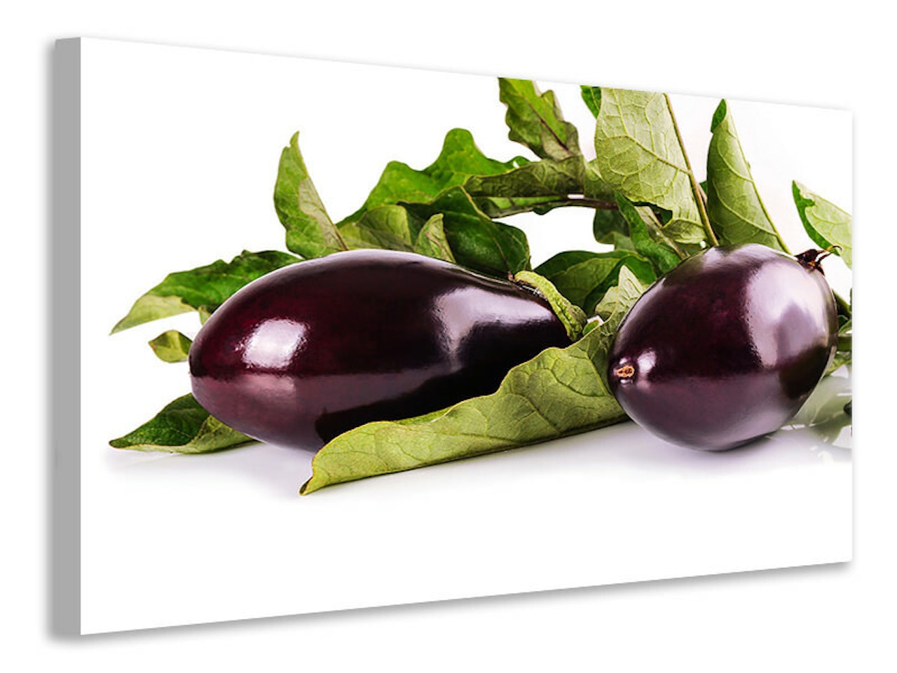 Ljuddämpande tavla - fresh eggplants