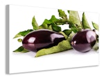 Ljuddämpande tavla - fresh eggplants