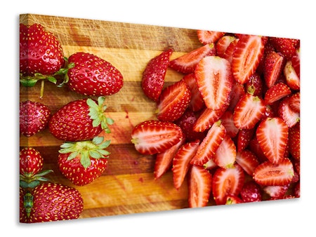 Ljuddämpande tavla - fresh strawberries