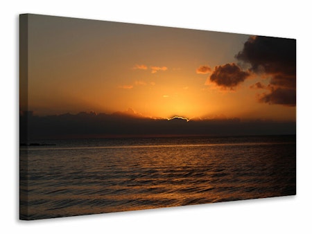 Ljuddämpande tavla - beautiful sunrise on the beach