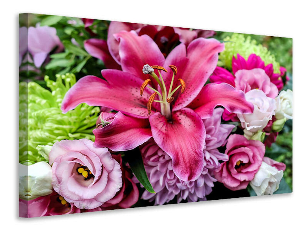 Ljuddämpande tavla - bouquet with lily