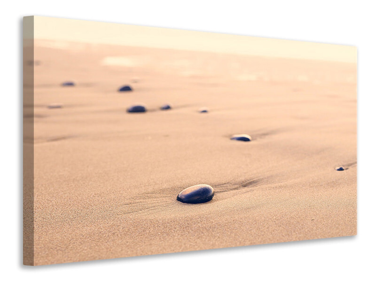Ljuddämpande tavla - pebbles in the sand