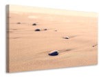 Ljuddämpande tavla - pebbles in the sand