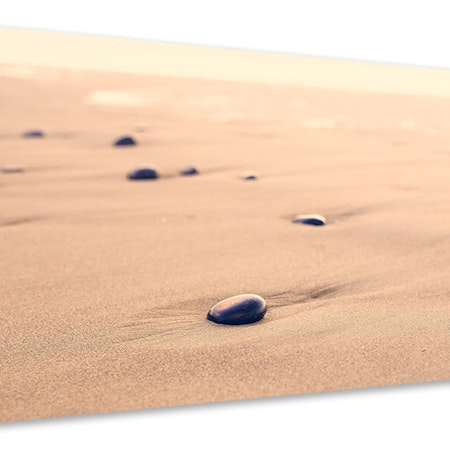 Ljuddämpande tavla - pebbles in the sand