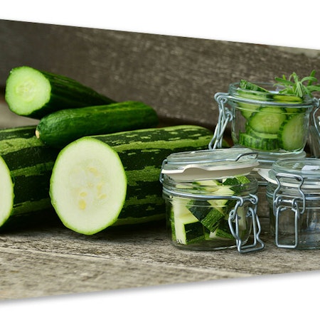Ljuddämpande tavla - zucchinis and cucumbers