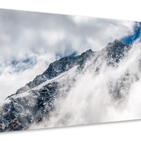 Ljuddämpande tavla - mountain view with clouds