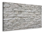 Ljuddämpande tavla - stone wall design