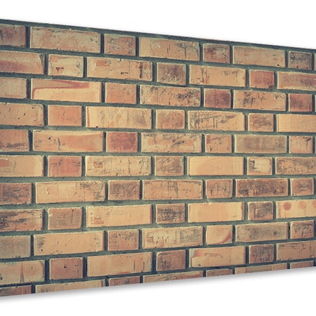 Ljuddämpande tavla - brick wall