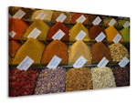 Ljuddämpande tavla - spices in the market