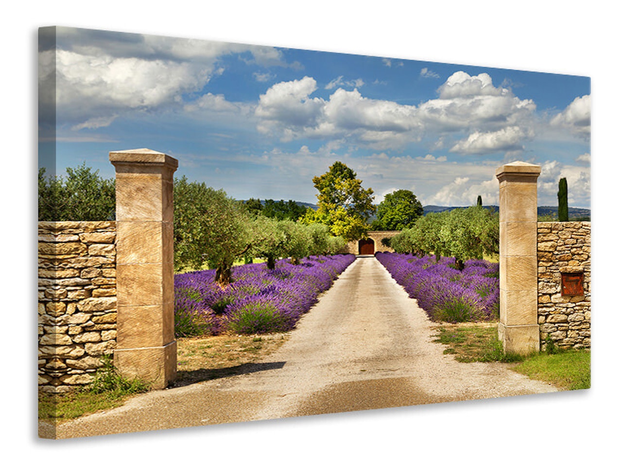 Ljuddämpande tavla - lavender garden