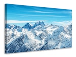 Ljuddämpande tavla - alpine panorama