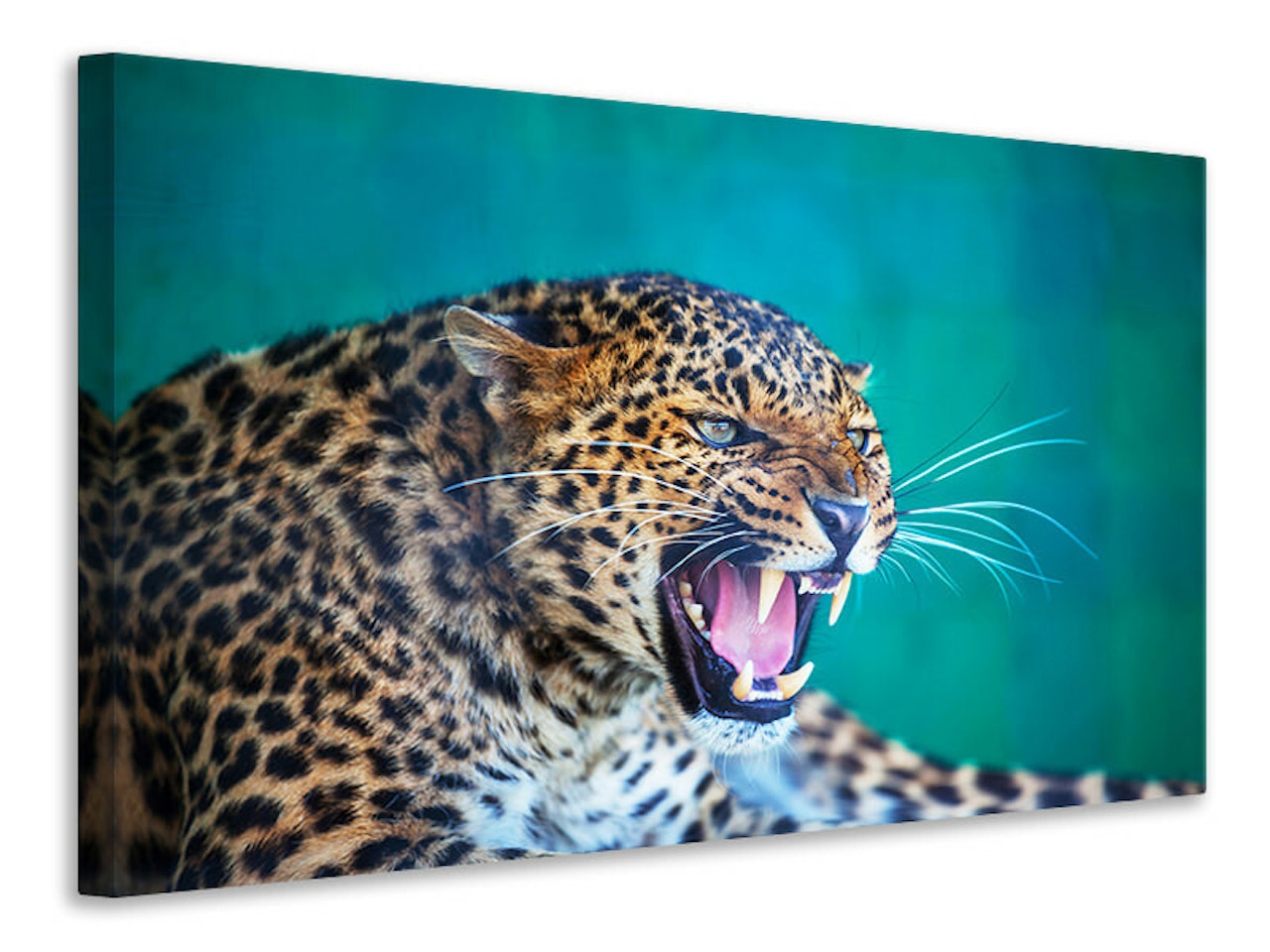 Ljuddämpande tavla - attention leopard