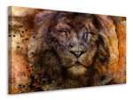 Ljuddämpande tavla - portrait of a lion ii