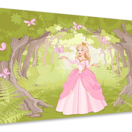Ljuddämpande tavla - princess in the wood