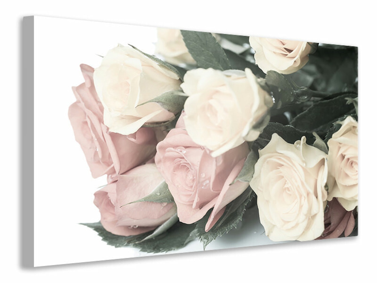 Ljuddämpande tavla - romantic rose