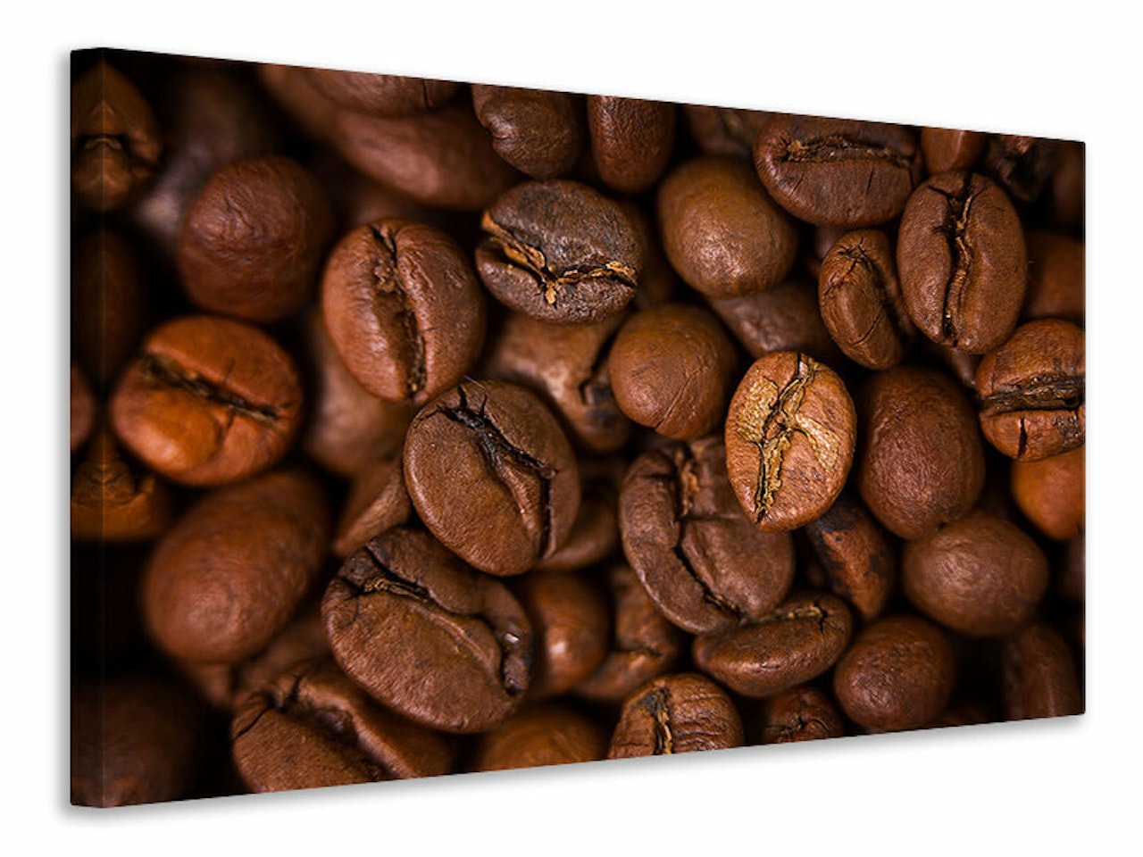 Ljuddämpande tavla - close up coffee beans