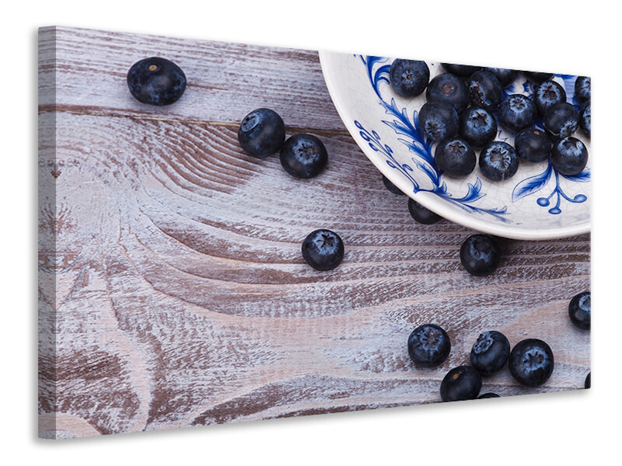 Ljuddämpande tavla - blueberries