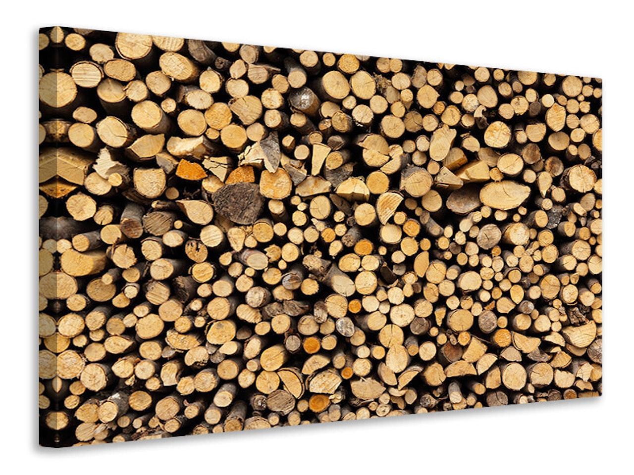 Ljuddämpande tavla - firewood