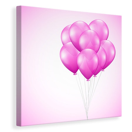 Ljuddämpande tavla - pink balloons