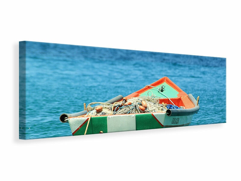 Ljuddämpande tavla - a fishing boat