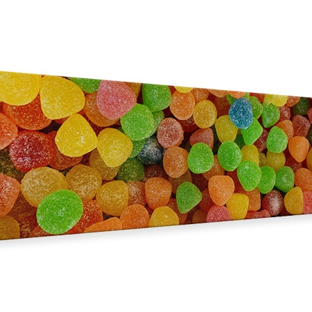 Ljuddämpande tavla - colorful fruit gums