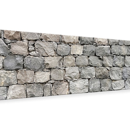 Ljuddämpande tavla - gray stone wall