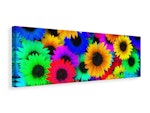 Ljuddämpande tavla -  Colorful sunflowers