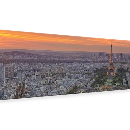 Ljuddämpande tavla -  Paris Skyline At Sunset