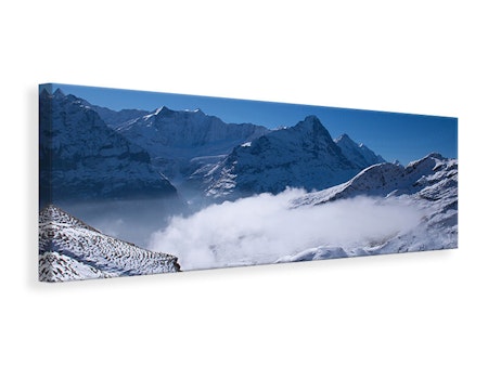 Ljuddämpande tavla -  Sun Terrace In The Swiss Alps