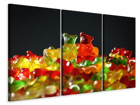 Ljuddämpande tavla -  Colorful gummy bears