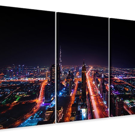 Ljuddämpande tavla -  The colorful lights of Dubai