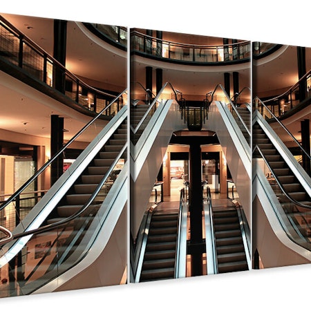 Ljuddämpande tavla -  Escalator in shopping mall