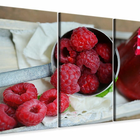 Ljuddämpande tavla -  Fresh raspberries