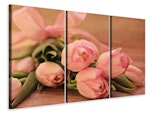 Ljuddämpande tavla -  Romantic tulip bouquet
