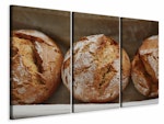 Ljuddämpande tavla -  Fresh rye bread rolls