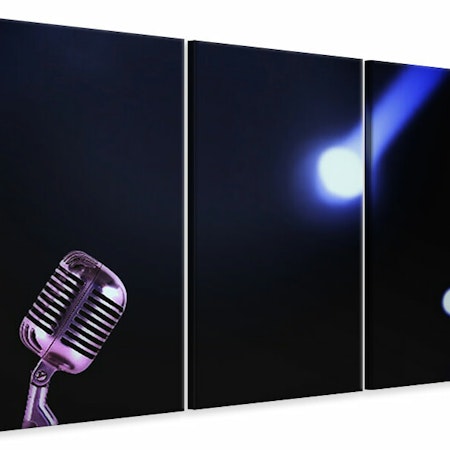 Ljuddämpande tavla -  Microphone in light