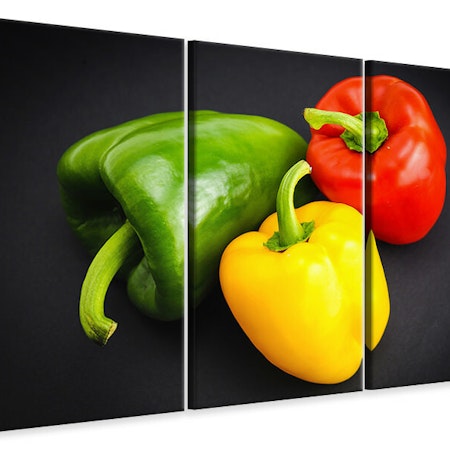 Ljuddämpande tavla -  Colorful peppers