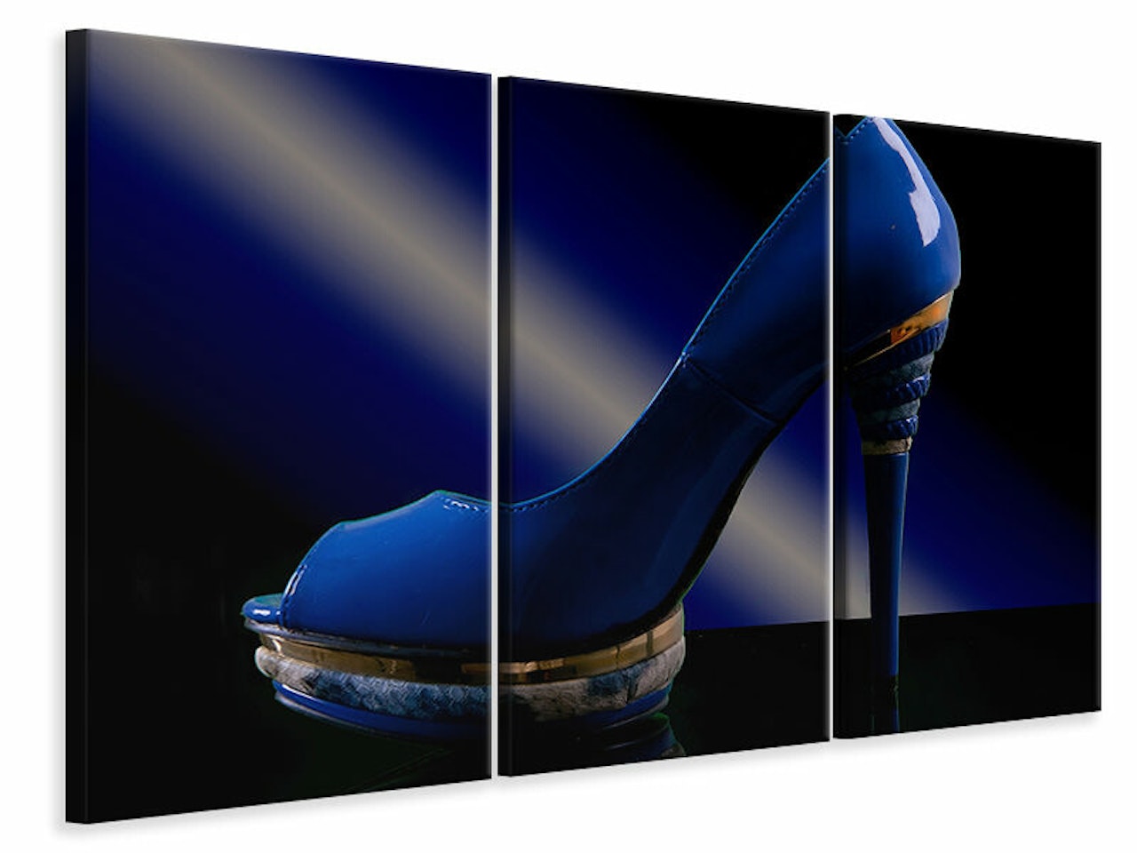 Ljuddämpande tavla -  The blue high heel